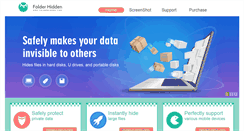 Desktop Screenshot of folderhidden.com